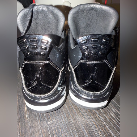 Jordan 4 11Lab4 Black Patent Leather Style - size 9 men’s - Picture 4 of 8
